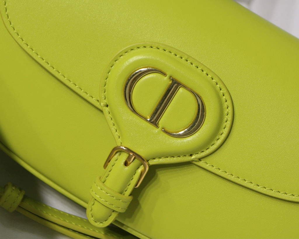 Dior M9327 dior Bobby bag East West Box Calfskin Yellow
