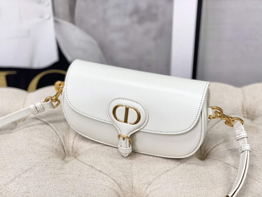 Dior M9327 dior Bobby bag East West White Box Calfskin - Default Title - View 4