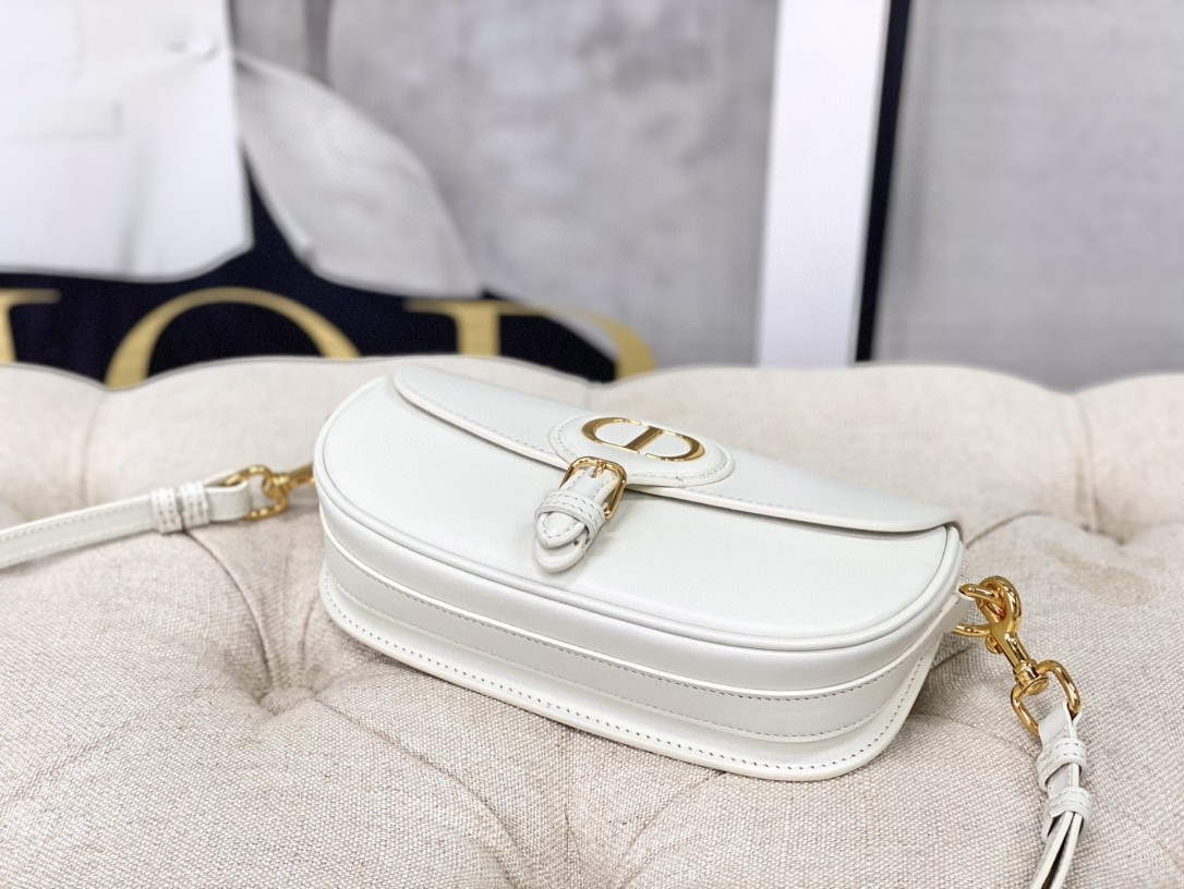 Dior M9327 dior Bobby bag East West White Box Calfskin - Default Title - View 5