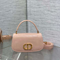 Dior M9370 Small 30 Montaigne Avenue Top Handle Bag Light Pink Patent leather - Default Title - View 1