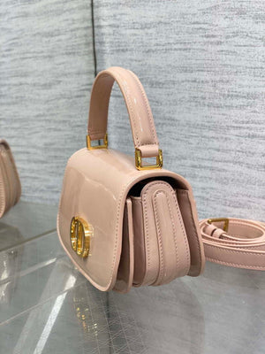Dior M9370 Small 30 Montaigne Avenue Top Handle Bag Light Pink Patent leather - Default Title - View 5