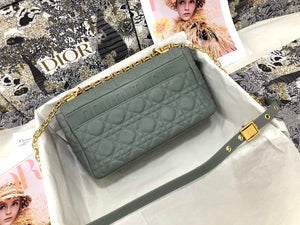 Dior Medium Caro Bag Calfskin M9242 Gray - Default Title - View 2