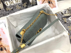 Dior Medium Caro Bag Calfskin M9242 Gray - Default Title - View 6