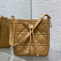 Dior Medium D-Motion Bag M2852 Caramel Macrocannage Lambskin