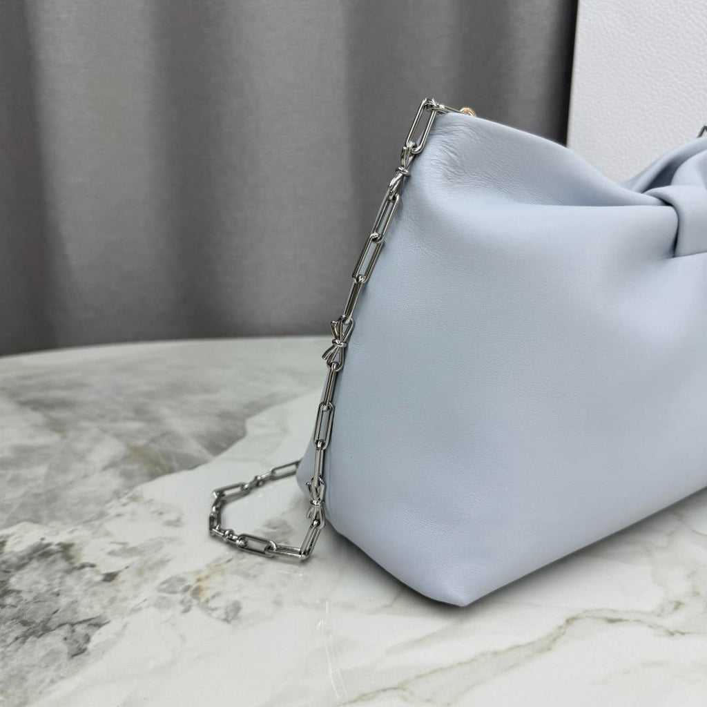 Dior Medium Dior Bow Bag M0714OUQO_M900 Light Blue Lambskin