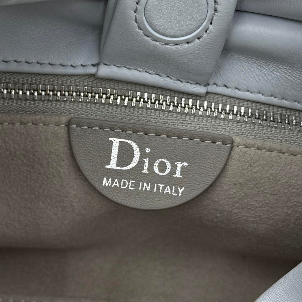 Dior Medium Dior Bow Bag M0714OUQO_M900 Light Blue Lambskin