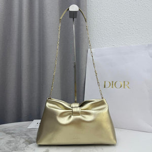 Dior Medium Dior Bow Bag M0714OUQO_M900 Gold Lambskin - Default Title - View 1