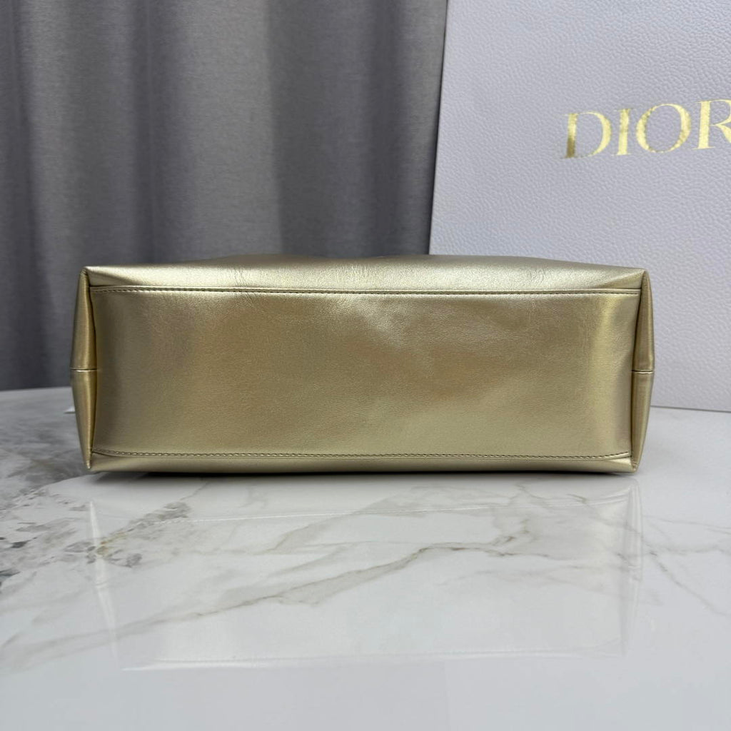 Dior Medium Dior Bow Bag M0714OUQO_M900 Gold Lambskin