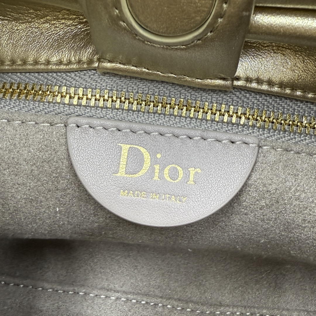 Dior Medium Dior Bow Bag M0714OUQO_M900 Gold Lambskin - Default Title - View 9