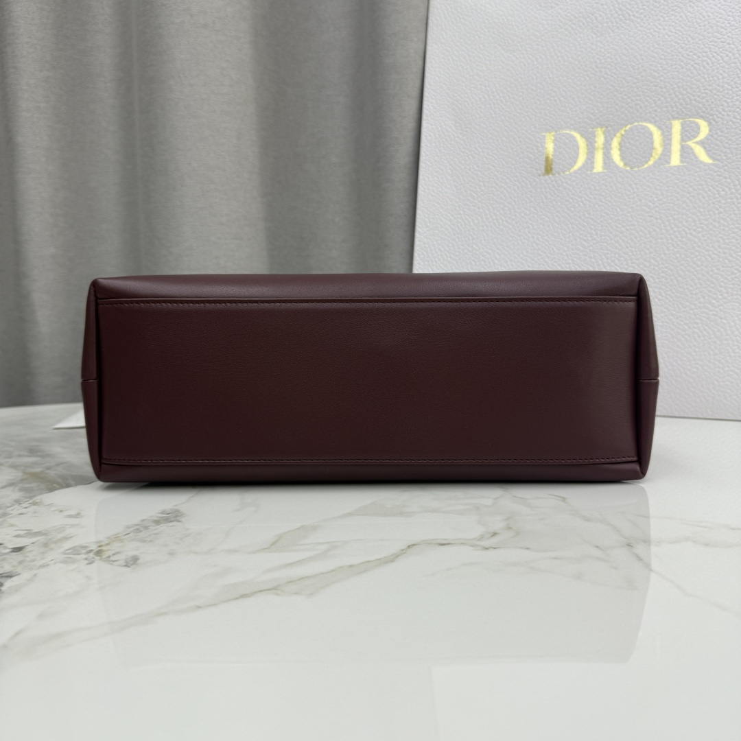 Dior Medium Dior Bow Bag M0714OUQO_M900 Wine Red Lambskin
