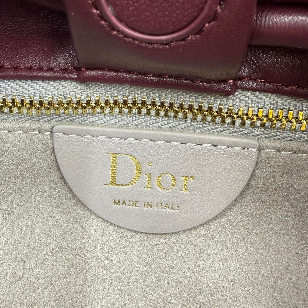Dior Medium Dior Bow Bag M0714OUQO_M900 Wine Red Lambskin