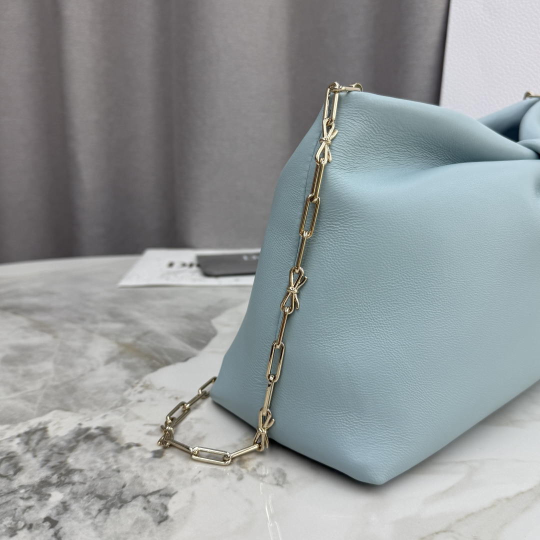 Dior Medium Dior Bow Bag M0714OUQO_M900 Blue Lambskin