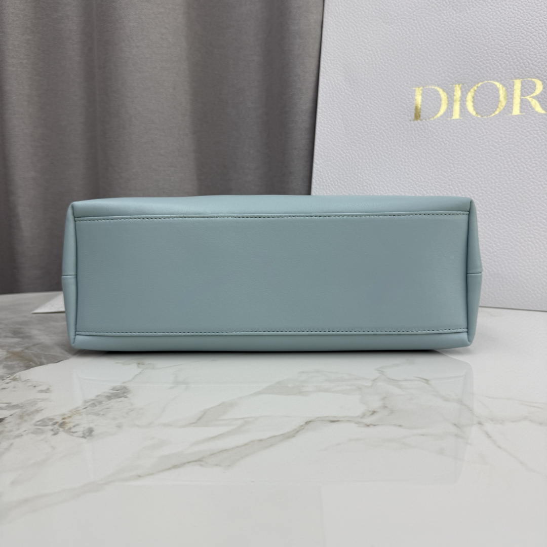 Dior Medium Dior Bow Bag M0714OUQO_M900 Blue Lambskin