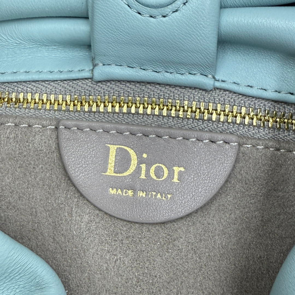 Dior Medium Dior Bow Bag M0714OUQO_M900 Blue Lambskin