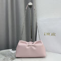 Dior Medium Dior Bow Bag M0714OUQO_M900 Pink Lambskin - Default Title - View 1