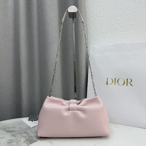 Dior Medium Dior Bow Bag M0714OUQO_M900 Pink Lambskin - Default Title - View 1