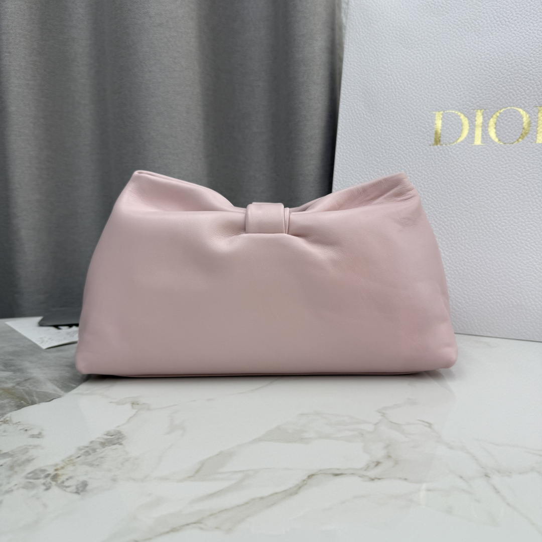 Dior Medium Dior Bow Bag M0714OUQO_M900 Pink Lambskin