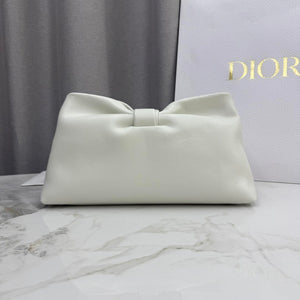 Dior Medium Dior Bow Bag M0714OUQO_M900 White Lambskin - Default Title - View 4