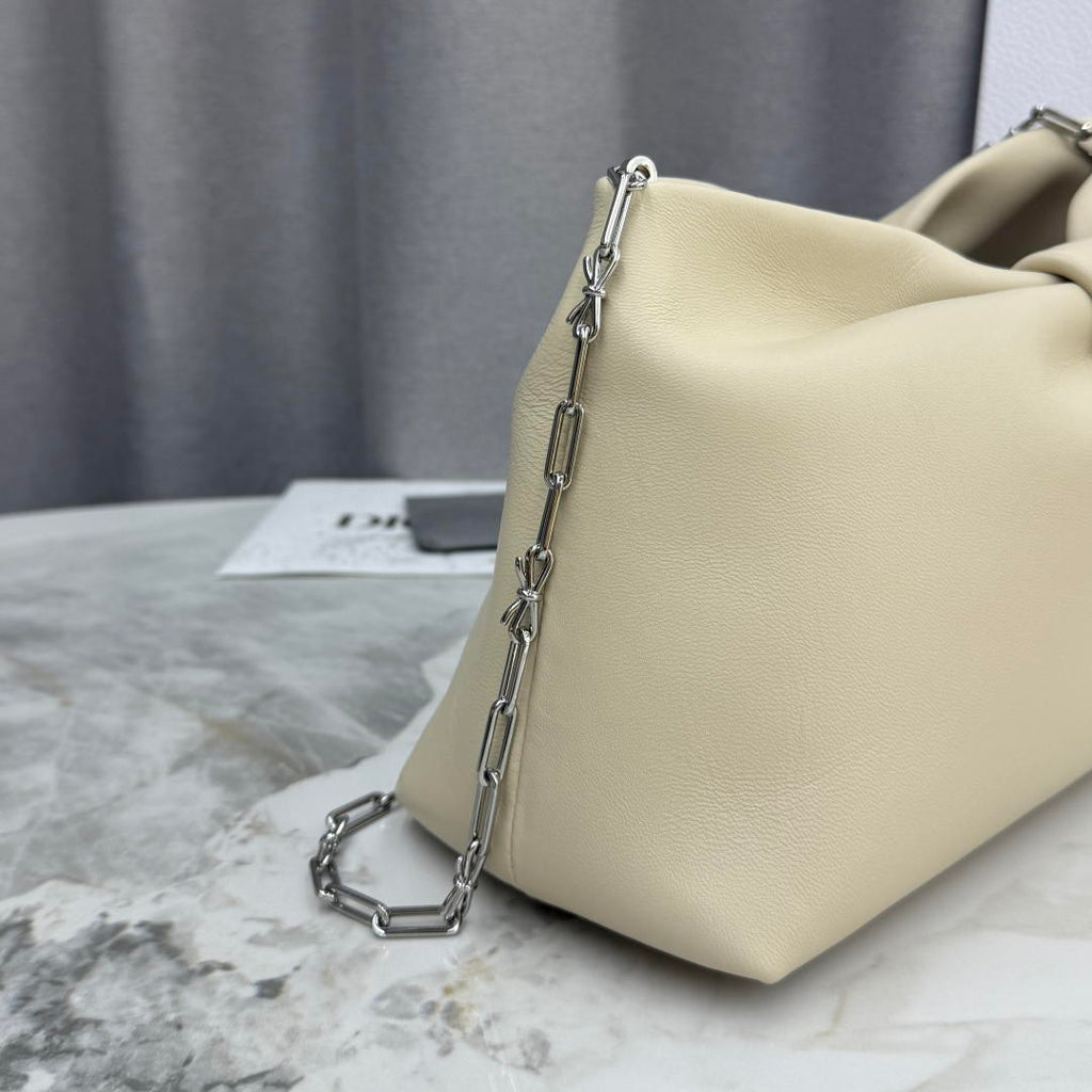 Dior Medium Dior Bow Bag M0714OUQO_M900 Beige Lambskin