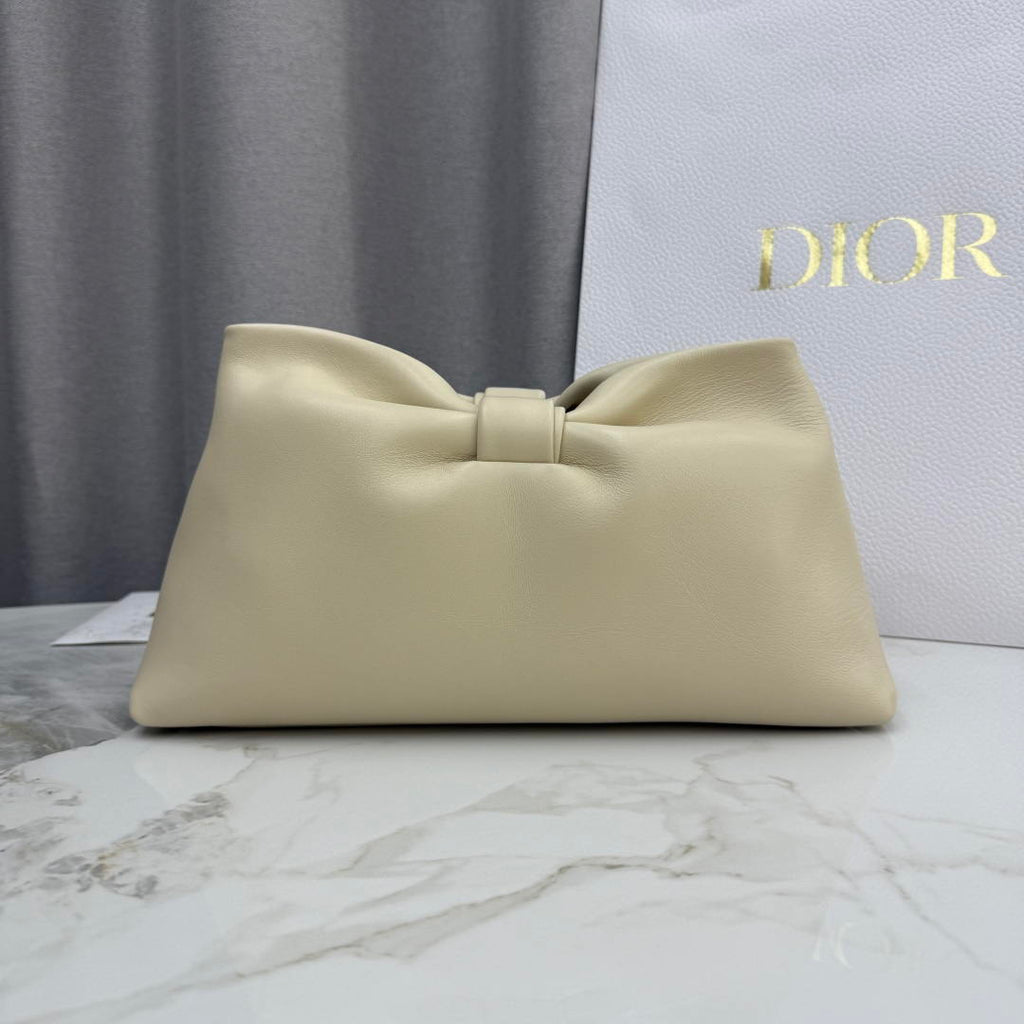 Dior Medium Dior Bow Bag M0714OUQO_M900 Beige Lambskin
