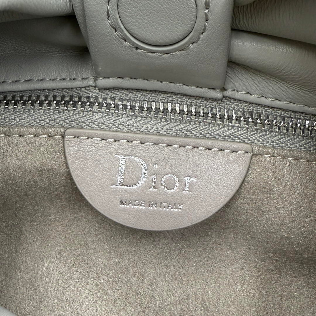 Dior Medium Dior Bow Bag M0714OUQO_M900 Gray Lambskin