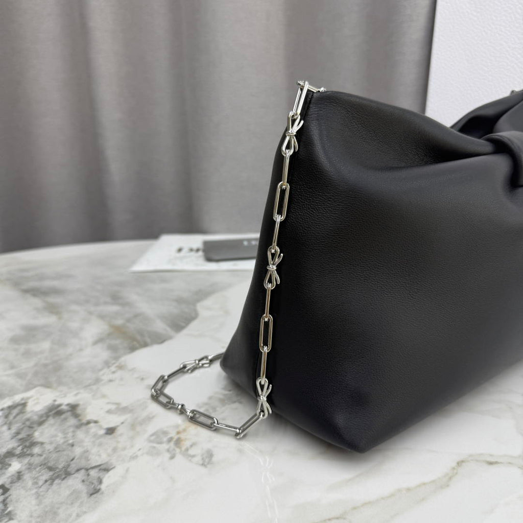 Dior Medium Dior Bow Bag Black Lambskin M0714OUQO_M900