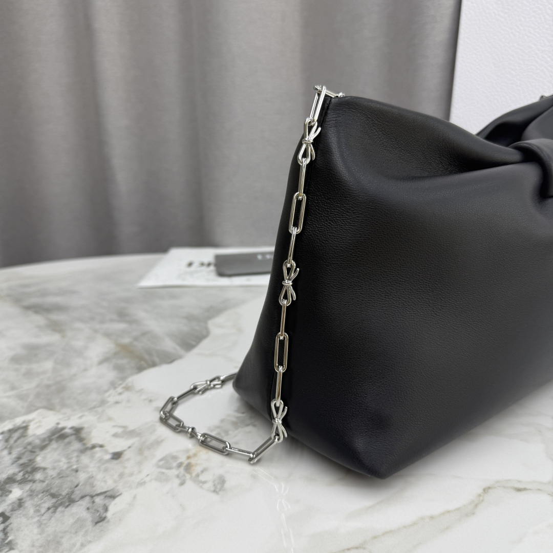 Dior Medium Dior Bow Bag Black Lambskin M0714OUQO_M900