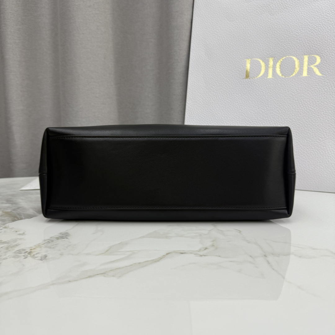 Dior Medium Dior Bow Bag Black Lambskin M0714OUQO_M900