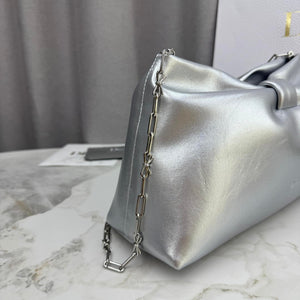 Dior Medium Dior Bow Bag M0714OUQO_M900 Silver Lambskin - Default Title - View 5