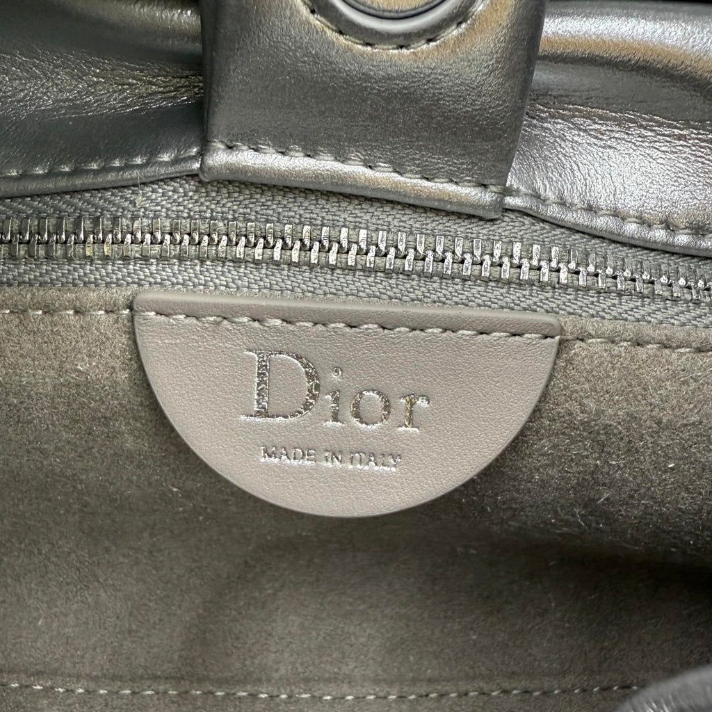 Dior Medium Dior Bow Bag M0714OUQO_M900 Silver Lambskin