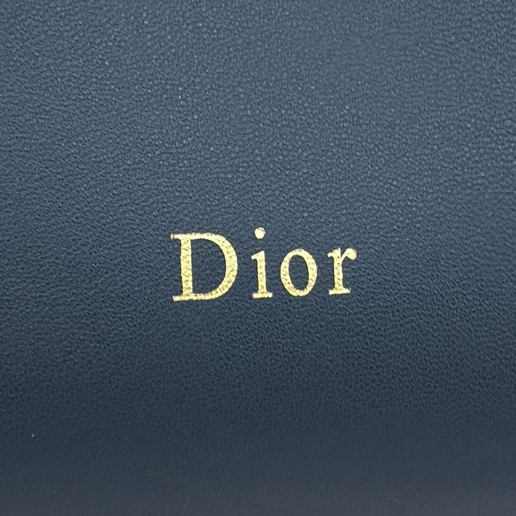 Dior Medium Dior Bow Bag M0714OUQO_M900 Navy Blue Lambskin