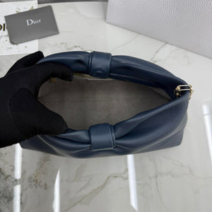 Dior Medium Dior Bow Bag M0714OUQO_M900 Navy Blue Lambskin - Default Title - View 8