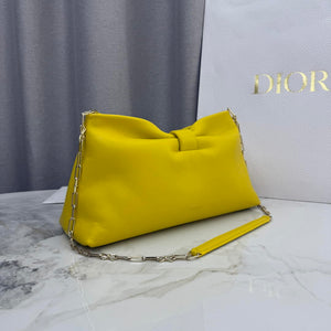 Dior Medium Dior Bow Bag M0714OUQO_M900 Yellow Lambskin - Default Title - View 3