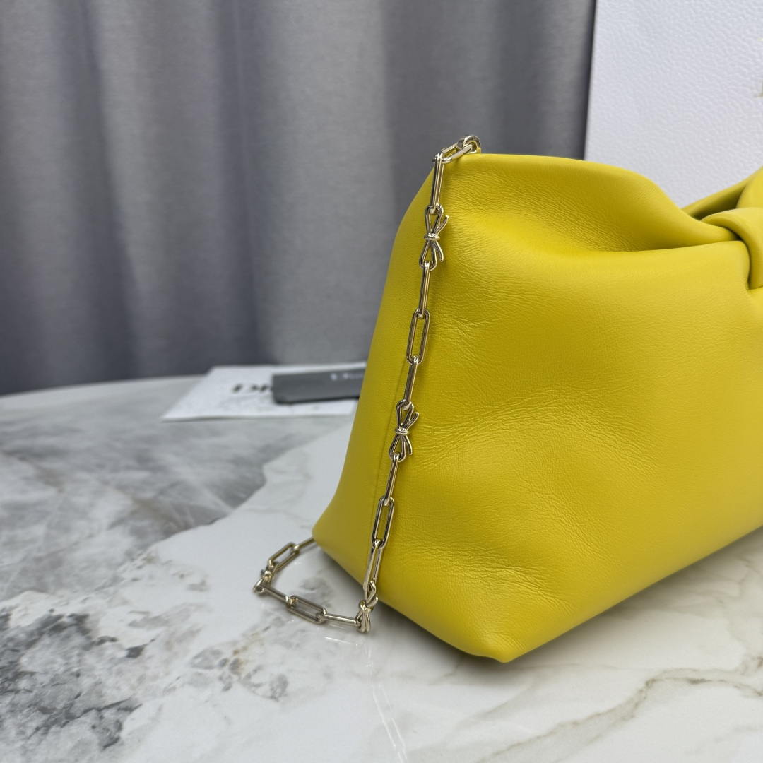 Dior Medium Dior Bow Bag M0714OUQO_M900 Yellow Lambskin - Default Title - View 5