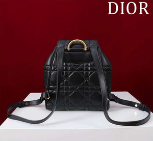 Dior Medium Dior Caro Backpack Black Macrocannage Lambskin M6301 - Default Title - View 3