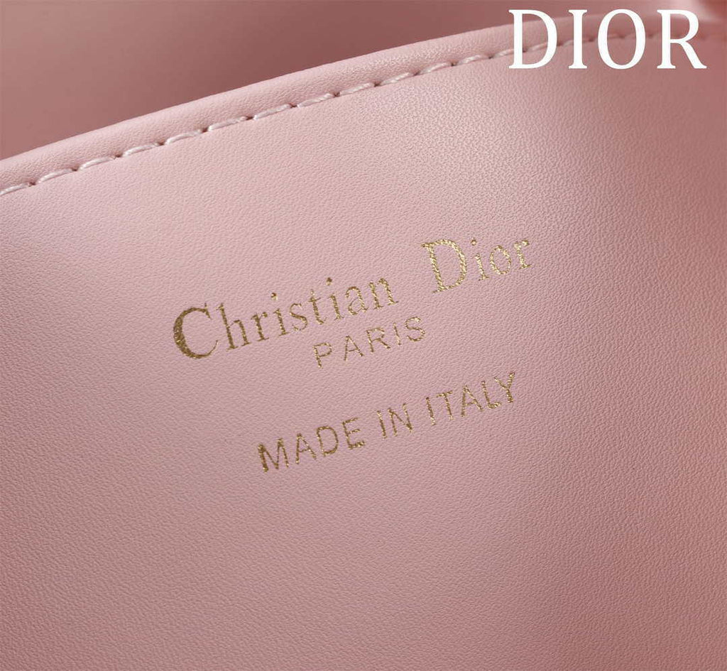Dior Medium Dior Caro Backpack Pink Macrocannage Lambskin M6301