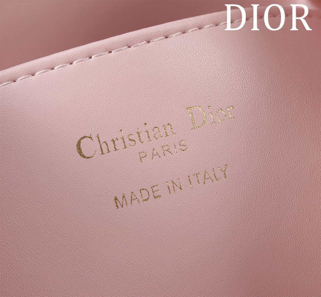 Dior Medium Dior Caro Backpack Pink Macrocannage Lambskin M6301