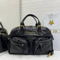 Dior Medium Grand Tour Bowling Bag 36cm Black