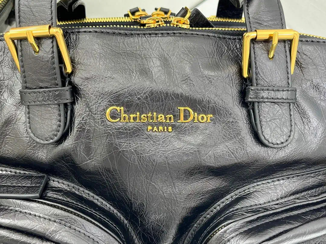 Dior Medium Grand Tour Bowling Bag 36cm Black