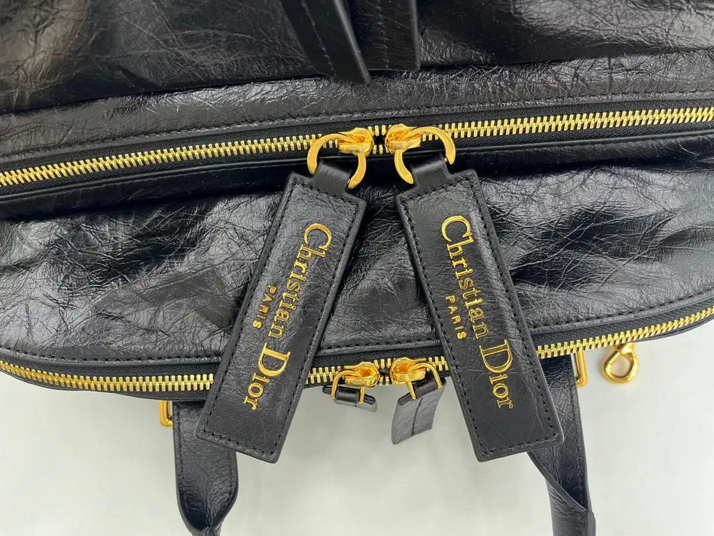 Dior Medium Grand Tour Bowling Bag 36cm Black