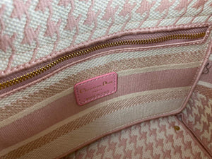 Dior Medium Lady D-Life Bag M0565 Butterfly Embroidery Pink and Beige - Default Title - View 9