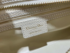 Dior Medium Lady D-Sire My ABCDior Bag M1151 Beige Bull Leather - Default Title - View 9