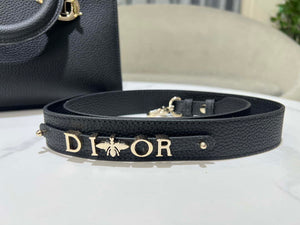 Dior Medium Lady D-Sire My ABCDior Bag M1151 Black Bull Leather - Default Title - View 9