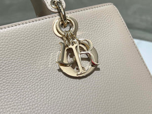 Dior Medium Lady D-Sire My ABCDior Bag M1151 Nude Bull Leather - Default Title - View 4