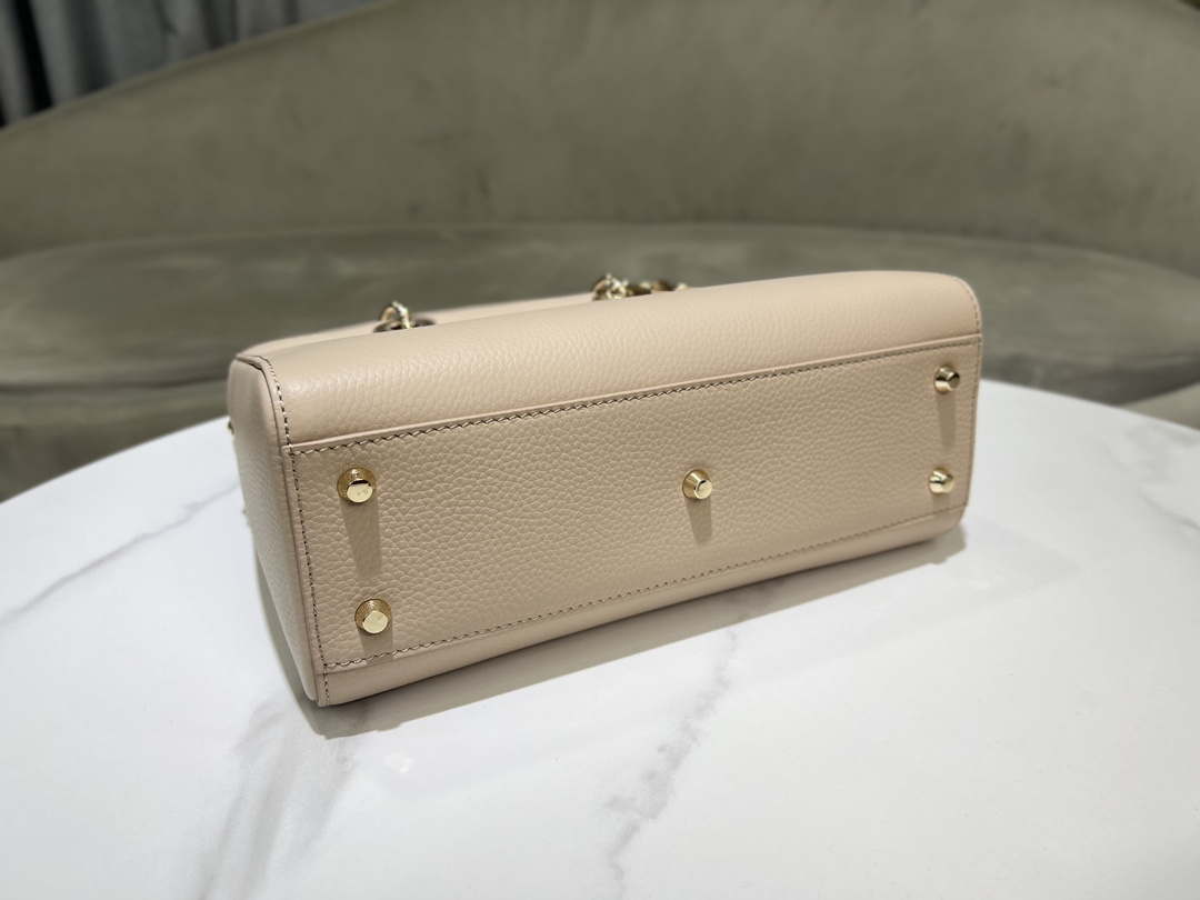 Dior Medium Lady D-Sire My ABCDior Bag M1151 Nude Bull Leather