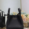Dior Medium Signature Bucket Bag Black Grained Calfskin M2841 Black - Default Title - View 1