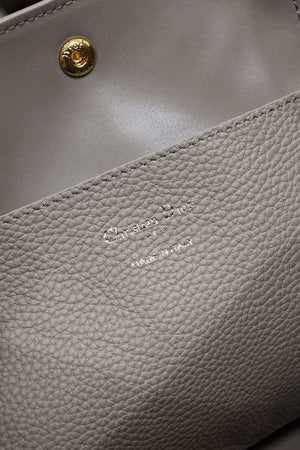 Dior Medium Signature Bucket Bag Grained Calfskin M2841 Gray - Default Title - View 9