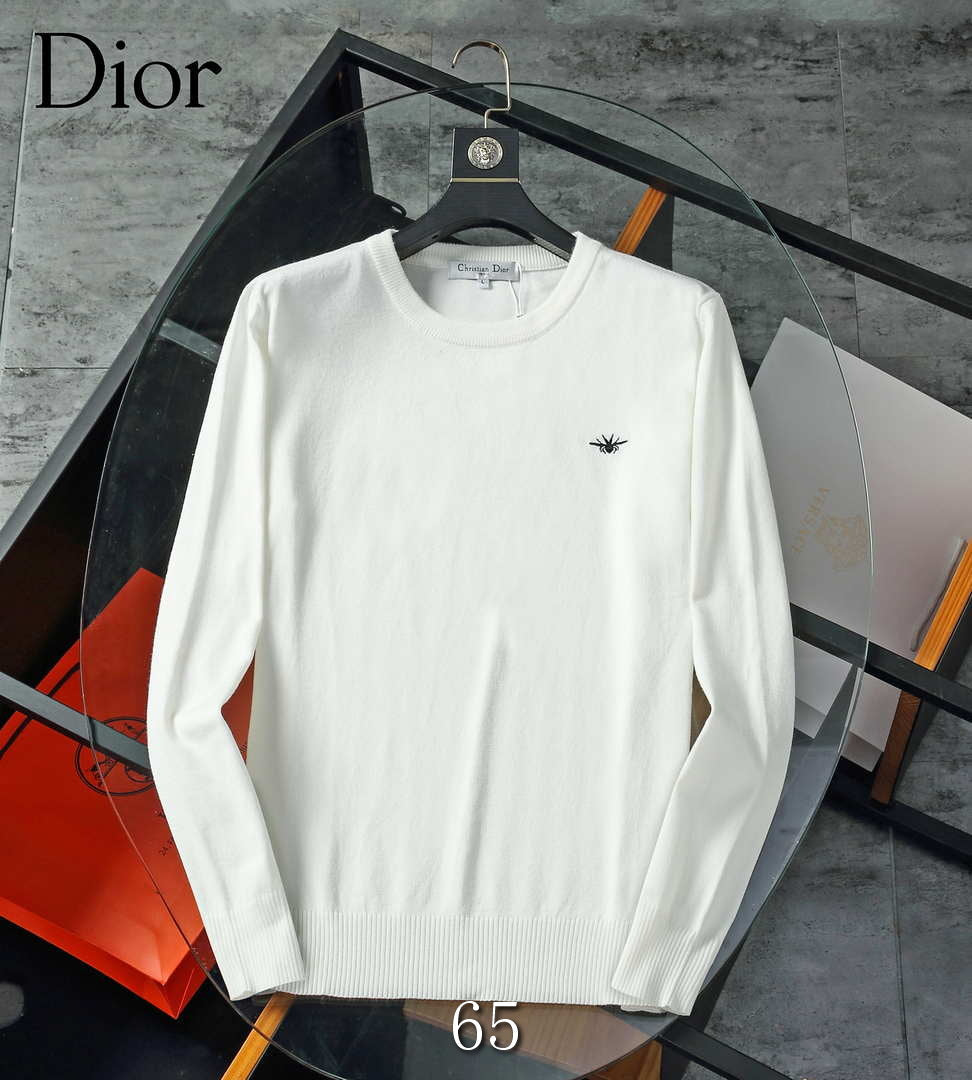 Dior Men's Leaf Crest Wool Sweater D70023