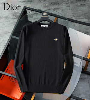 Dior Men's Leaf Crest Wool Sweater D70023 - M / White - View 10