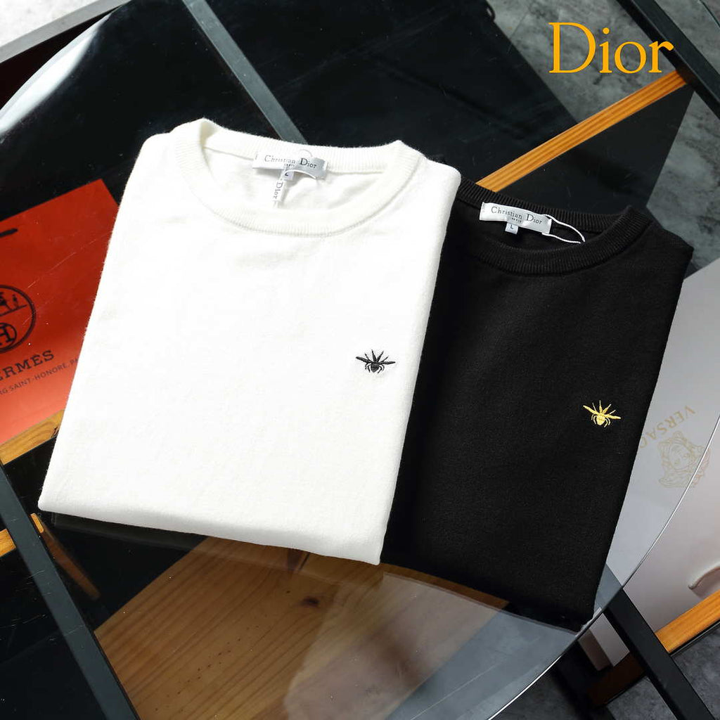 Dior Men's Leaf Crest Wool Sweater D70023